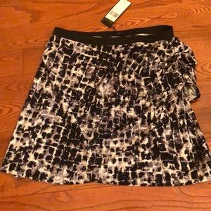 Black BCBG MaxAzria print skirt